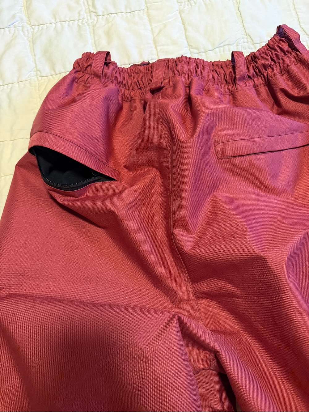 Maroon Baggy Snowpants - Picture 7 of 8